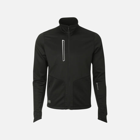 Veste légère noire pour homme de la marque OGIO, avec manches longues et coupe sportive, idéale pour la saison.