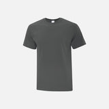 T-shirt à manches courtes ATC Everyday ATC1000 en coton gris charbon, vêtement décontracté pour homme.