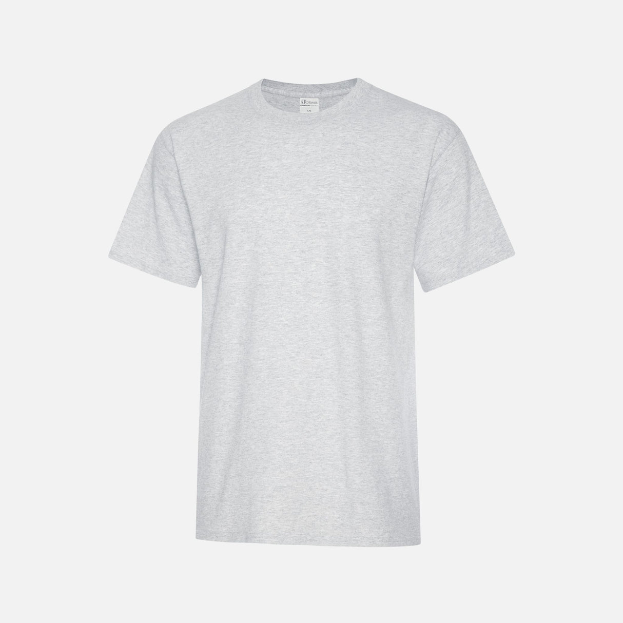 T-shirt à manches courtes gris cendré de la marque ATC, modèle Everyday ATC1000, en tissu confortable pour le quotidien.