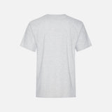 T-shirt à manches courtes gris cendré de la marque ATC, vêtement casual pour homme ou femme, avec logo discret.