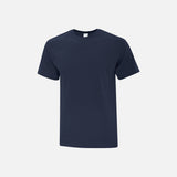 T-shirt à manches courtes ATC Everyday ATC1000 en marine, vêtement casual pour homme ou femme, tissu confortable.
