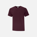 T-shirt à manches courtes marron de la marque ATC, vêtement casual pour homme ou femme, vue de face.