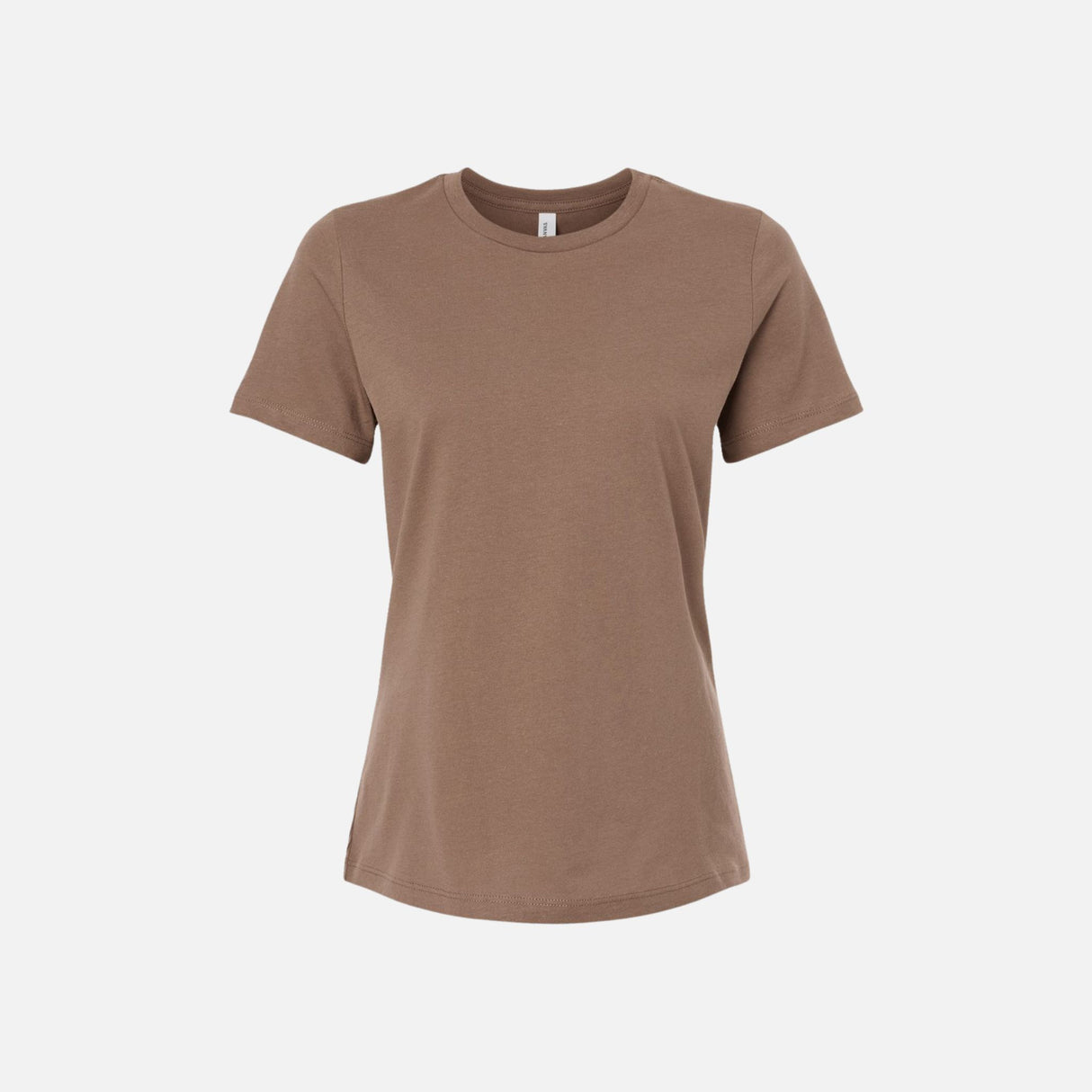 Chandail-manches-courtes-Bella-Canvas-S_S-6400-marron-vintage-devant