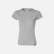 Chandail-manches-courtes-femme-Gildan-64000-gris-sport-devant