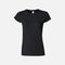 Chandail-manches-courtes-femme-Gildan-64000-noir-devant