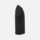 T-shirt bicolore pour homme James Harvest, manches courtes noir et gris, en coton, style décontracté.