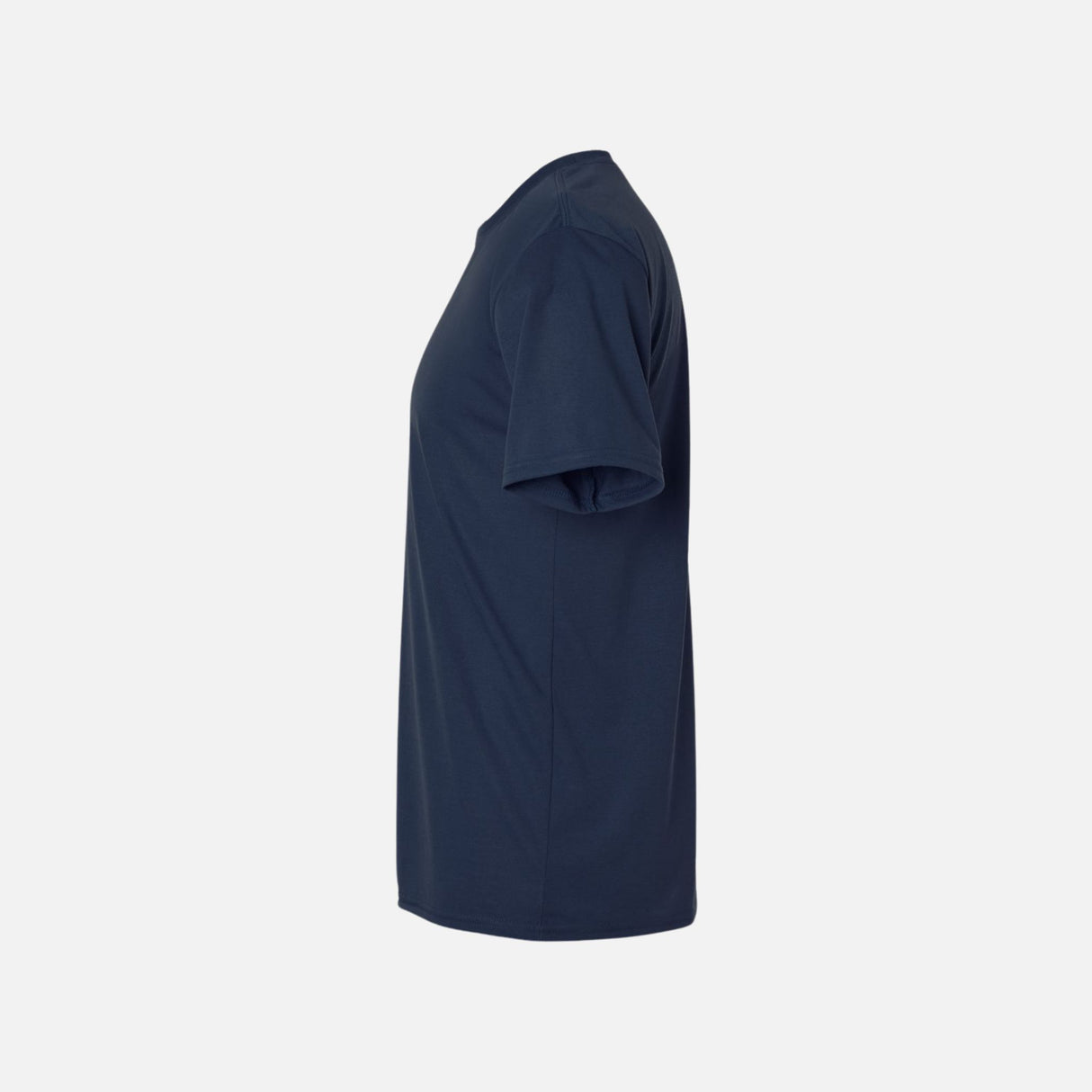 Chandail-manches-courtes-unisexe-gildan-42000-marine-coté