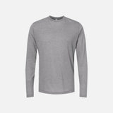 Chandail-manches-longues-unisexe-M&O-3520-gris-cendré-devant