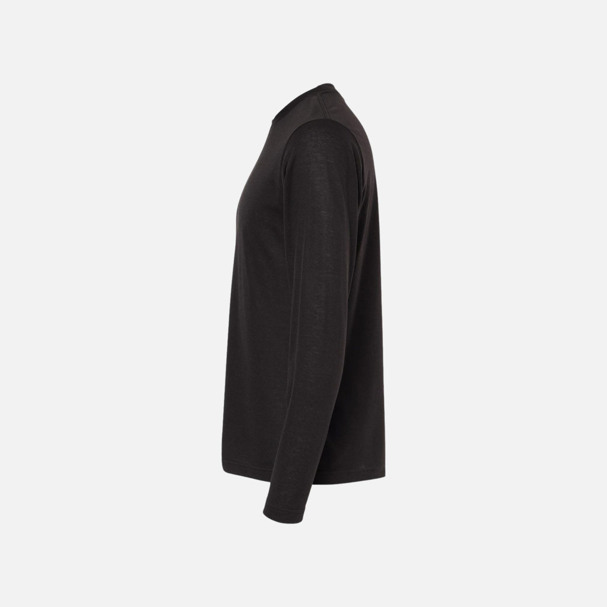 Chandail-manches-longues-unisexe-M&O-3520-noir-côté