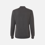Chandail 1/4 zip pour femme Devon & Jones, gris, en tissu doux, élégant et confortable, vêtements chandails pour femmes.