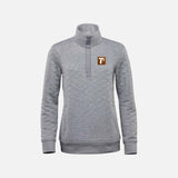 Chandail-quart-zip-femme-Stormtech-KXP1w-gris-devant