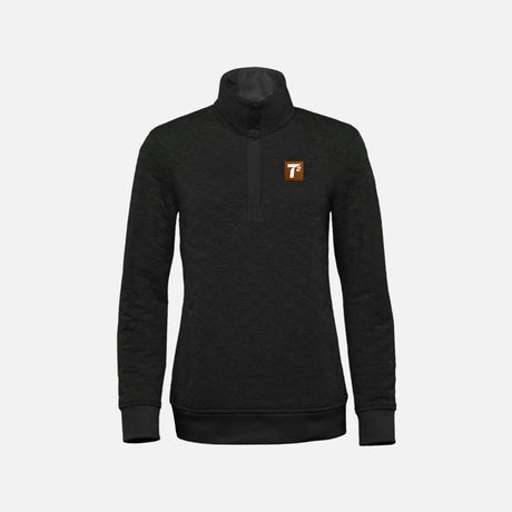 Chandail-quart-zip-femme-Stormtech-KXP1w-noir-devant