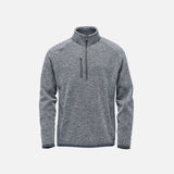 Chandail-quart-zip-homme-Stormtech-Avalante-gris-devant