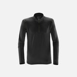 Chandail-quart-zip-homme-TFW1-noir-devant