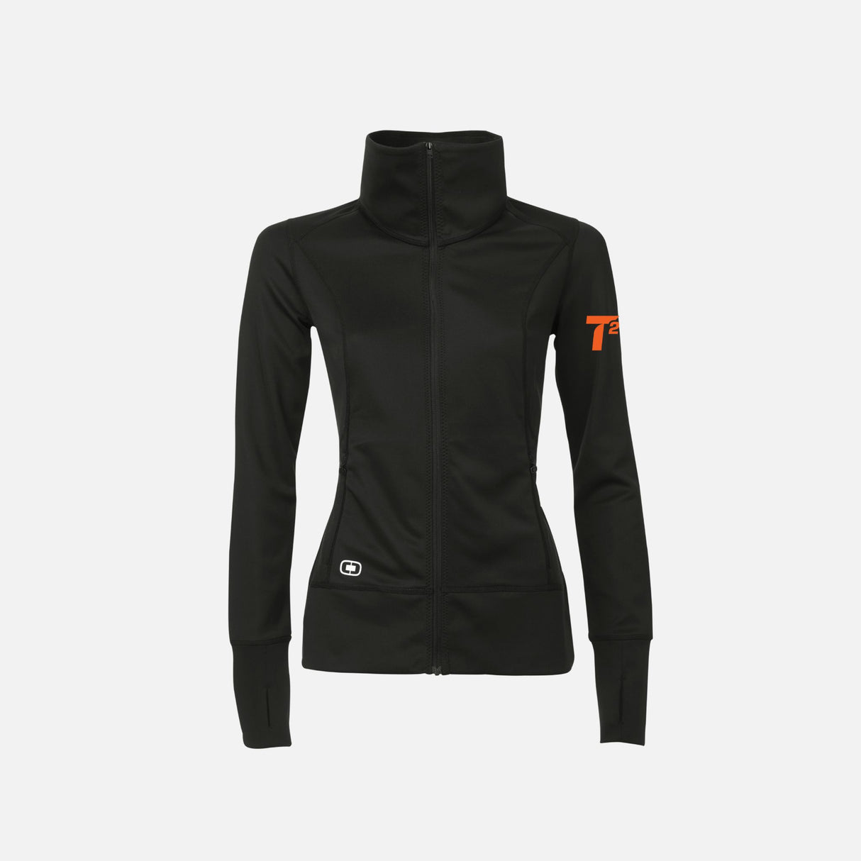 Chandail-zip-femme-Ogio-LOE700-noir-devant