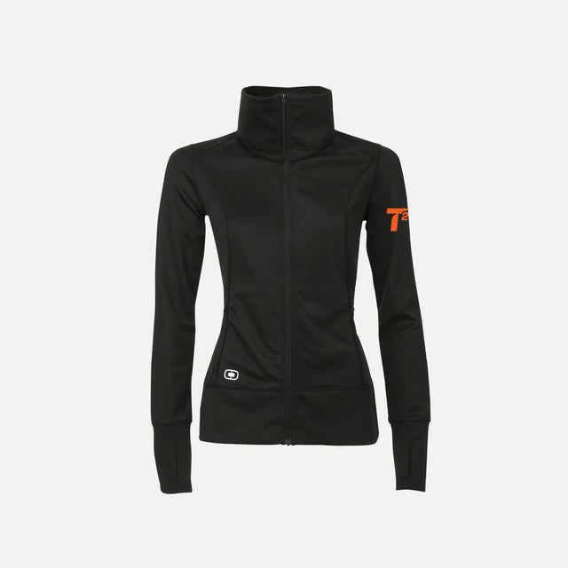 Chandail-zip-femme-Ogio-LOE700-noir-devant