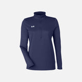 Chandail-zippee-quart-UnderArmour-S_S-1376862-marine-devant