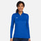 Veste demi-zip Under Armour Team Tech en bleu royal, tissu technique pour le sport et l'entraînement.