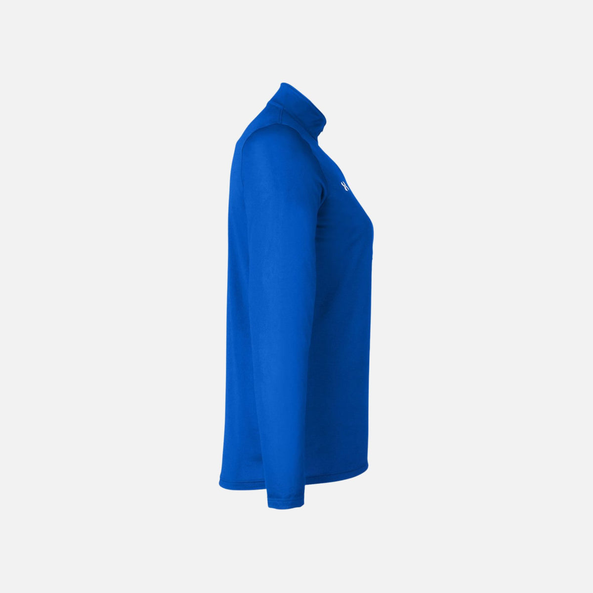Veste demi-zip Under Armour Team Tech en bleu royal, vêtement de sport à col montant et fermeture éclair.