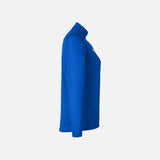 Veste demi-zip Under Armour Team Tech en bleu royal, vêtement de sport à col montant et fermeture éclair.