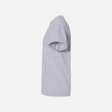 T-shirt à manches courtes en coton épais Gildan gris sport, vêtement confortable pour homme.