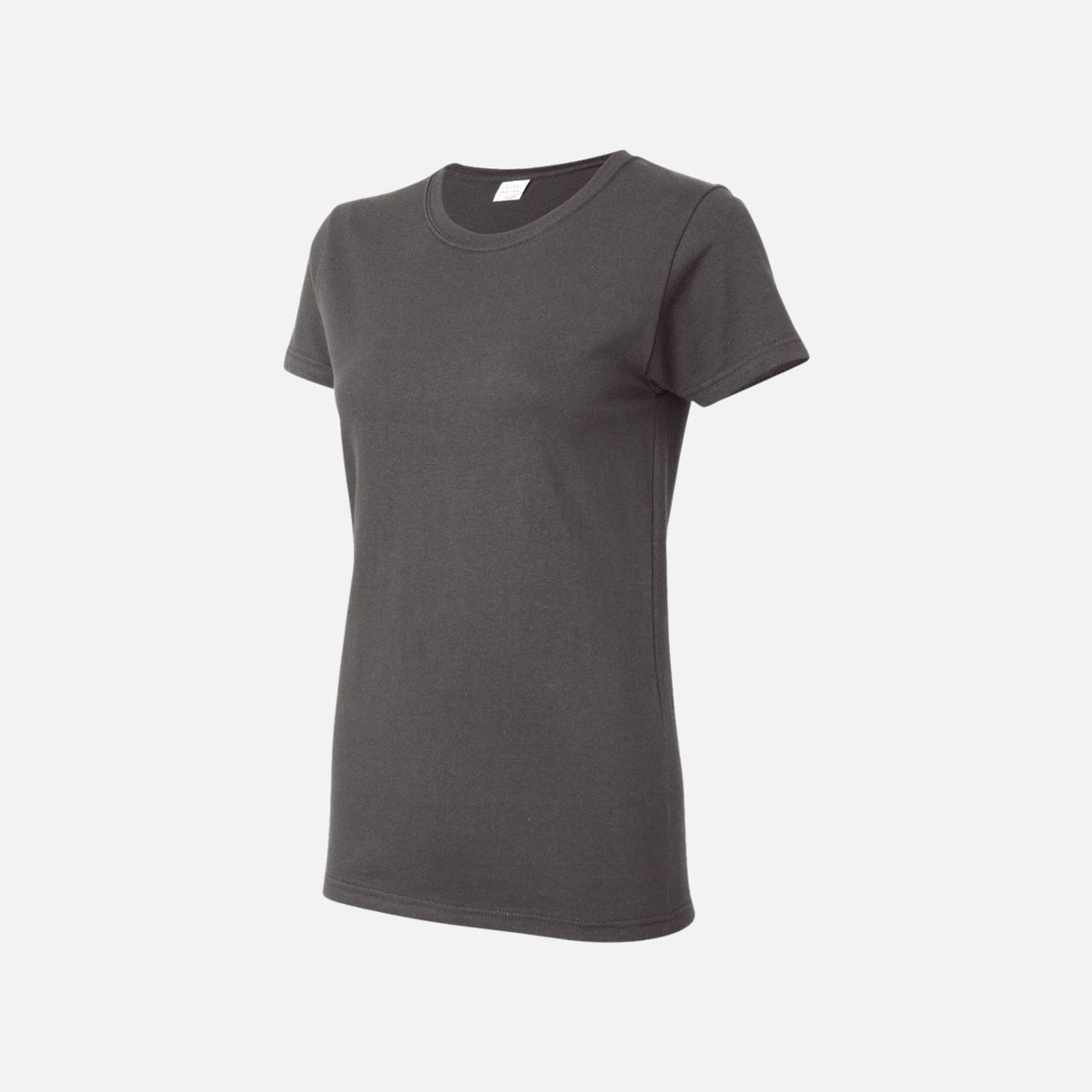 T-shirt à manches courtes Gildan 5000L en coton gris charbon, vêtement décontracté pour homme.