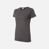 T-shirt à manches courtes Gildan 5000L en coton gris charbon, vêtement décontracté pour homme.