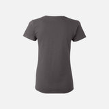 T-shirt à manches courtes Gildan 5000L en coton gris charbon, vêtement décontracté pour homme.
