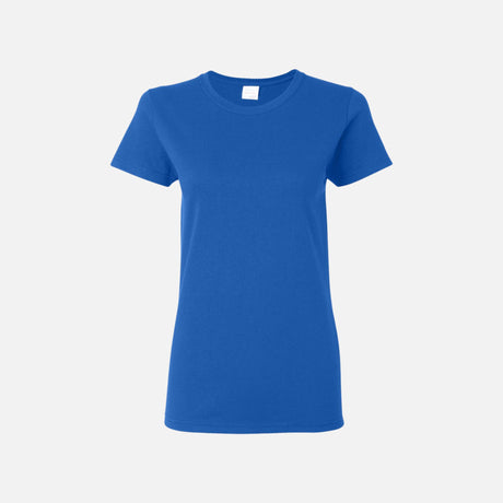 T-shirt à manches courtes Gildan 5000L, en coton royal, vue de face, vêtements décontractés pour homme.
