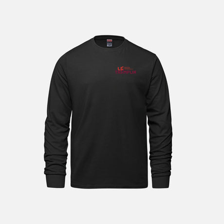 T-shirt à manches longues en coton peigné Ring Spun Breeze de Canada Sportswear, noir, porté sur mannequin.