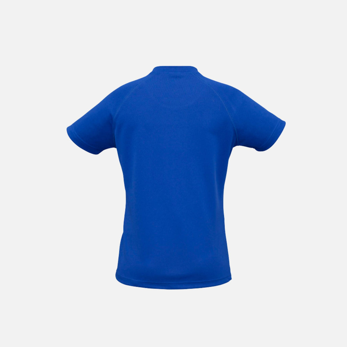 T-shirt pour femme Biz Sprint T301LS léger et respirant, manches courtes en couleur royal, idéal pour le sport ou la détente.