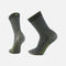 Chaussette Smartwool Classic Edition Second Cut en mérinos noir et vert, accessoire confortable et écologique.