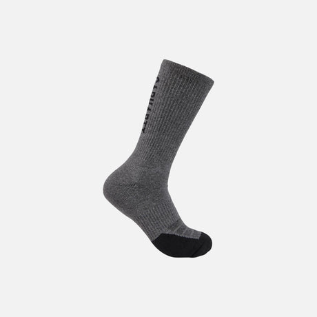 Chaussettes mi-épaisses Carhartt Force, anti-humidité, durables, lot de 3 paires, gris, accessoires-chausettes