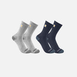 Chaussettes-Carharrt-SC9972M-gris-paire