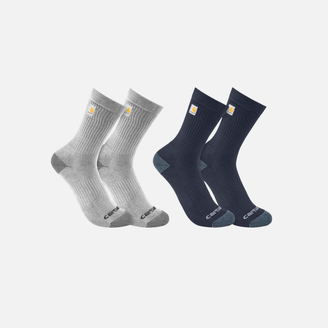 Chaussettes-Carharrt-SC9972M-gris-paire