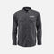 Chemise à manches longues pour homme Stormtech Cambridge en tissu charbon, look élégant et confortable pour le bureau.