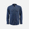 Chemise à manches longues pour homme Stormtech Cambridge marine, vêtement de bureau en tissu léger et élégants.