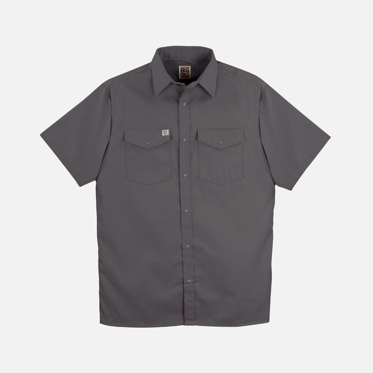 Chemise-M-C-travail-BigBill-1237-gris-devant