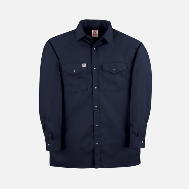 Chemise-M-L-travail-BigBill-1247-marine-devant