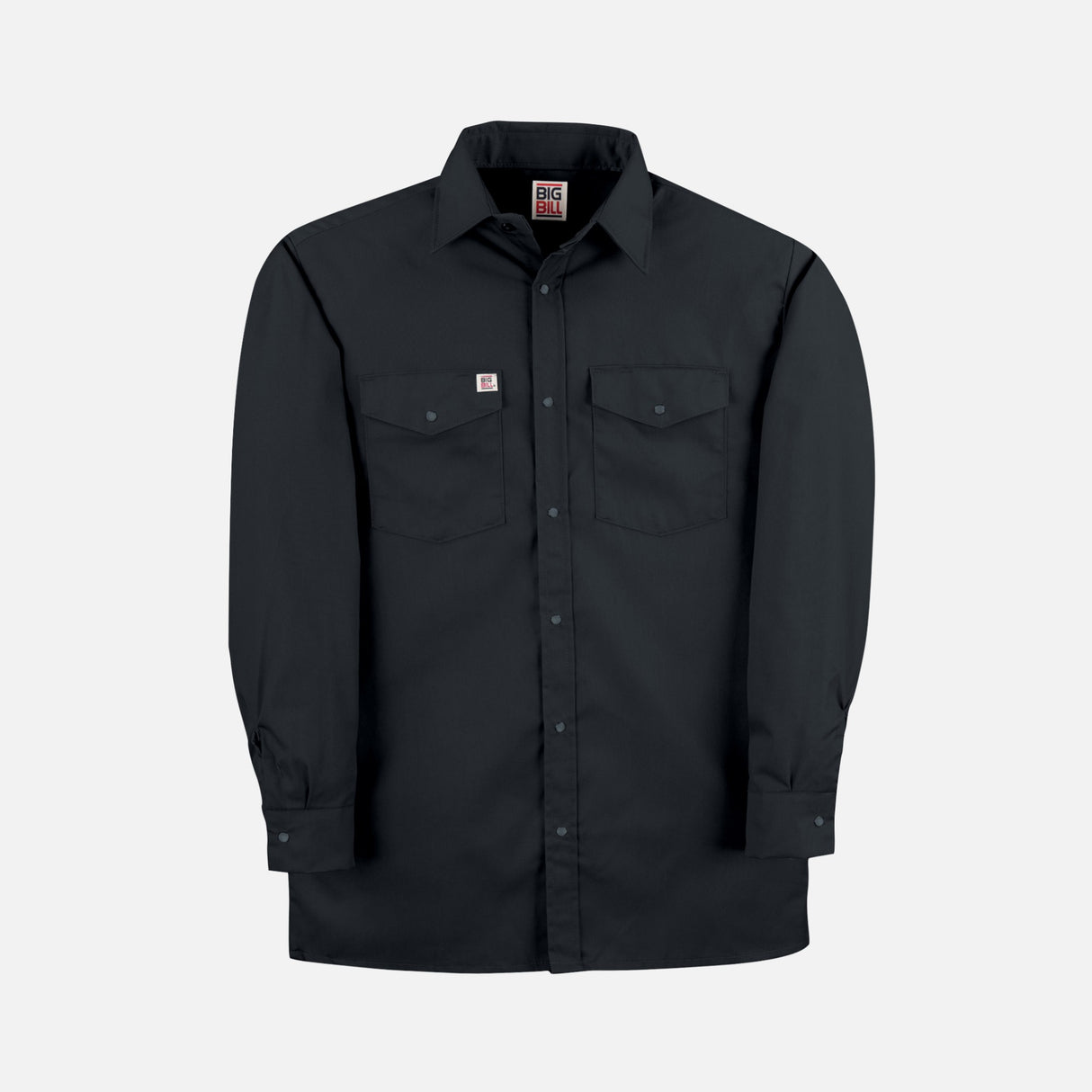 Chemise-M-L-travail-BigBill-1247-noir-devant