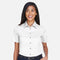 Chemise-MC-Harriton-S_S-M500SW-blanc-devant-mannequin