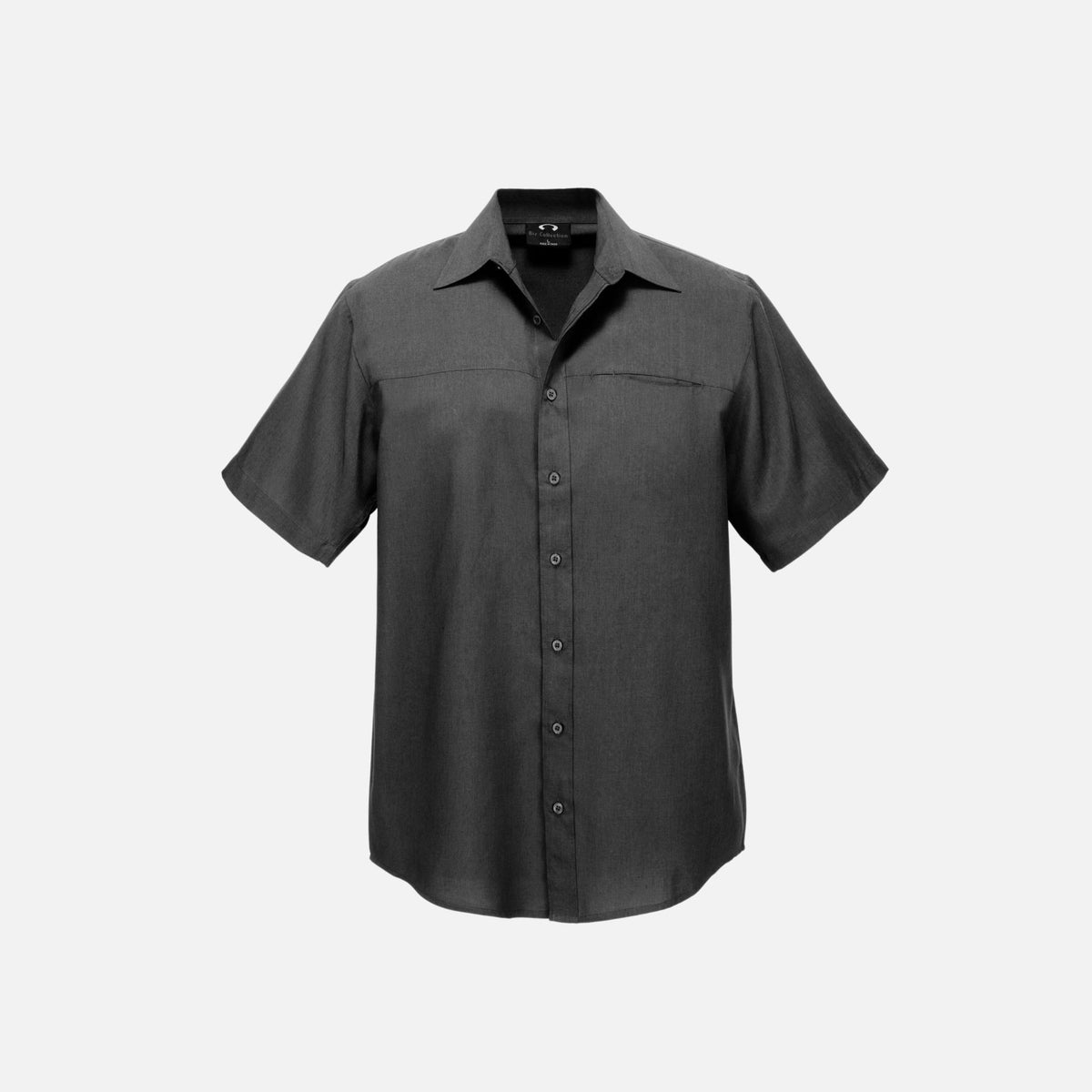 Chemise-MC-homme-Oasis-charbon-devant