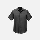 Chemise-MC-homme-Oasis-charbon-devant
