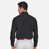 Chemise-ML-Devon_Jones-S_S-D620-noir-derrière-mannequin