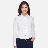 Chemise-ML-Harriton-S_S-M500W-blanc-devant-mannequin