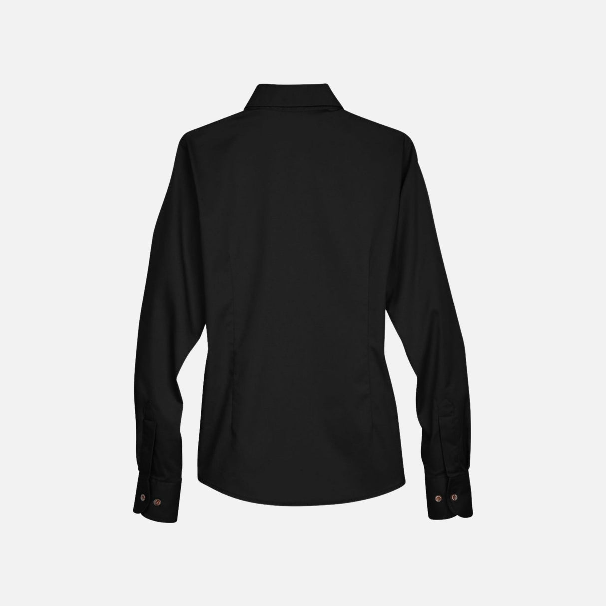 Chemise-ML-Harriton-S_S-M500W-noir-derrière