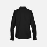 Chemise-ML-Harriton-S_S-M500W-noir-derrière