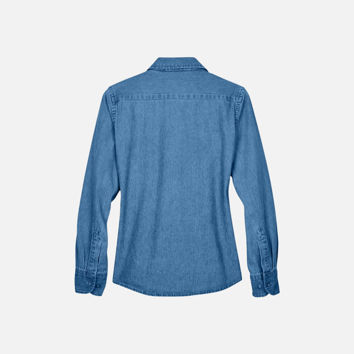 Chemise-ML-Harriton-S_S-M550W-bleu-pale-derrière