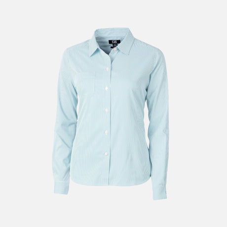 Chemise-ML-Versatech-Cutter_Buck-LCW00015-bleu-devant