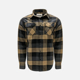 Chemise-à-carreaux-Task-TK2241-brun-devant